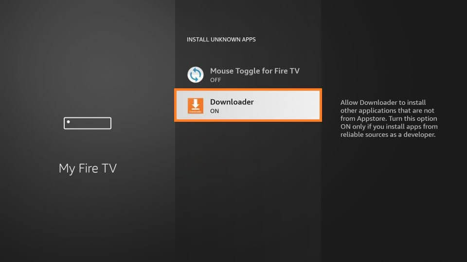 Clearstreamz IPTV - Enable Downloader